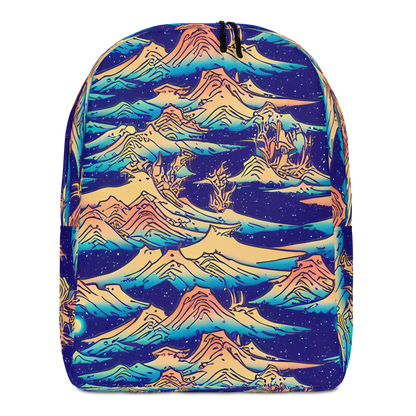 Minimalist Backpack - Mystical Mountain Mirage