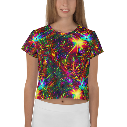 Women's Crop Tee - Stellar Burst