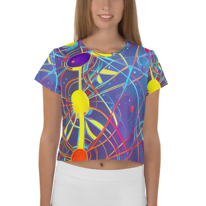 Women's Crop Tee - Quantum Lattice