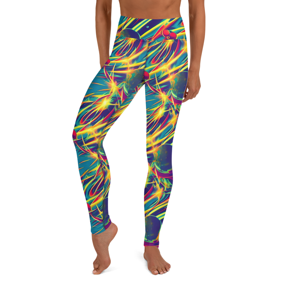 Yoga Leggings - Cosmic Inferno