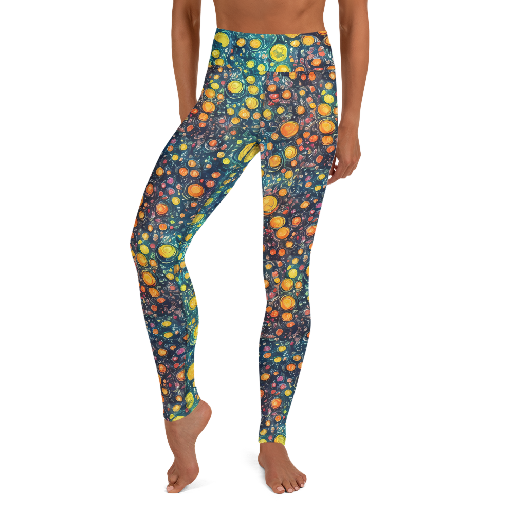 Yoga Leggings - Starry Orbits