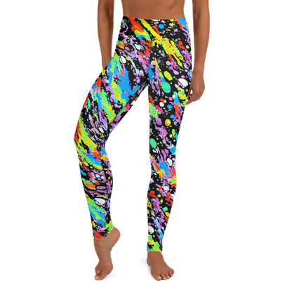 Yoga Leggings - Pollock Pulse