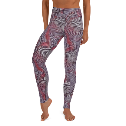 Yoga Leggings - Nebula Waves