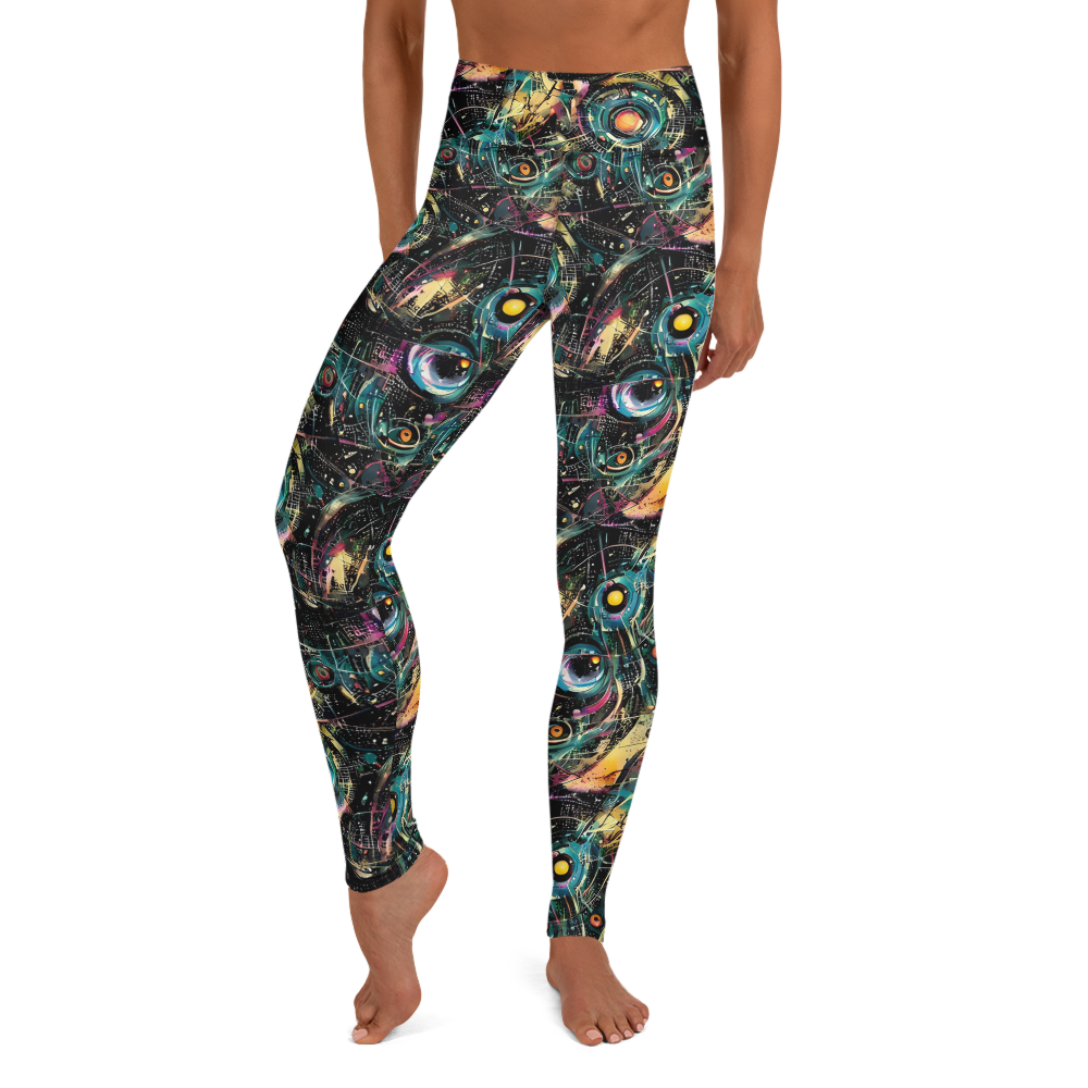 Yoga Leggings - Celestial Echoes