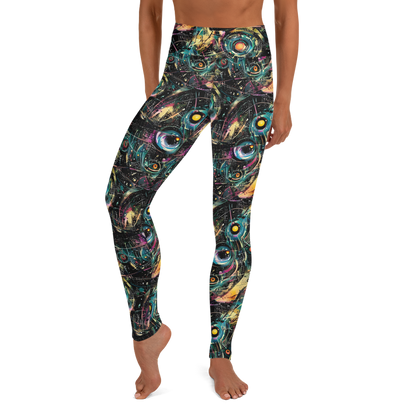 Yoga Leggings - Celestial Echoes