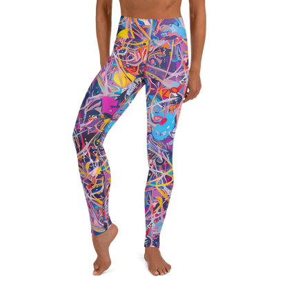 Yoga Leggings - Vibrant Fusion