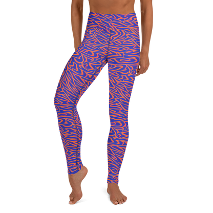 Yoga Leggings - Sapphire Swirl