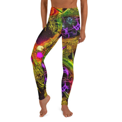 Yoga Leggings - Neon Glyphworks