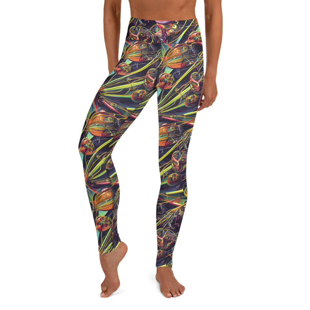 Yoga Leggings - Psychedelic Deep Space