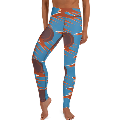 Yoga Leggings - Desert Vortex