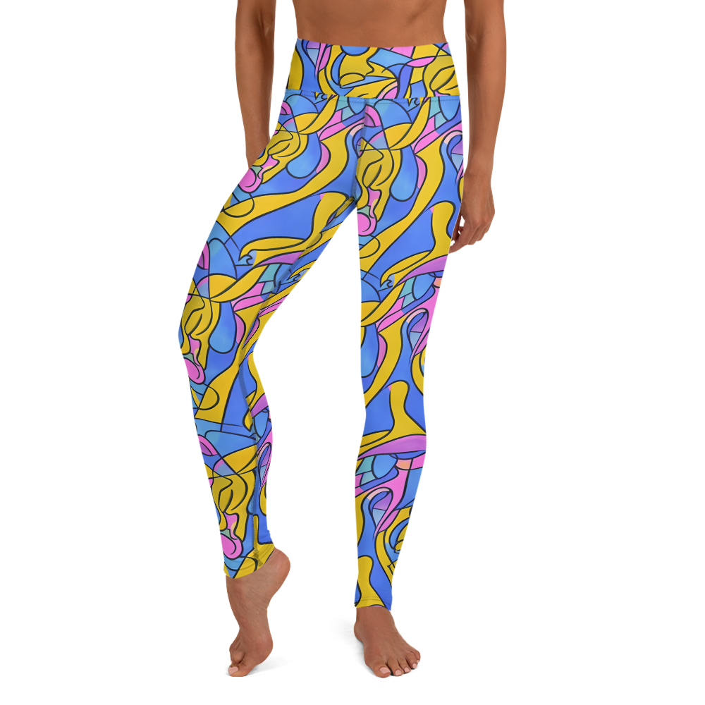 Yoga Leggings - Cosmic Curves