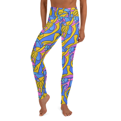 Yoga Leggings - Cosmic Curves