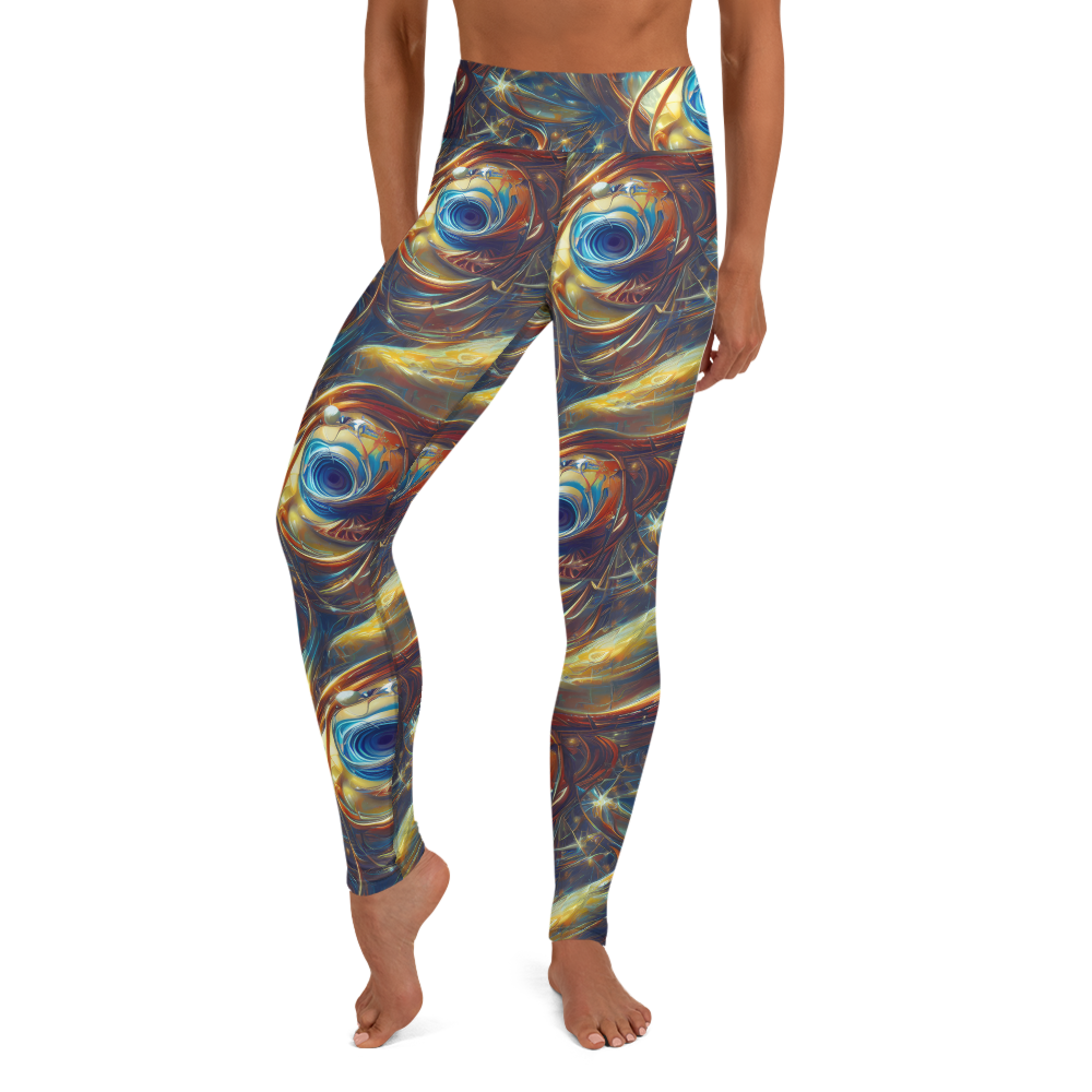 Yoga Leggings - Celestial Vortex