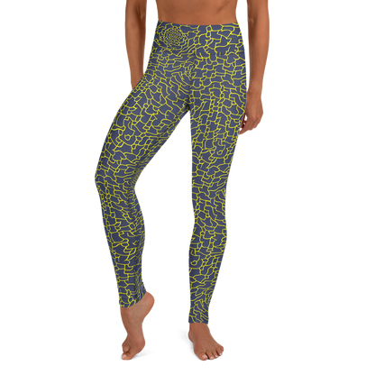 Yoga Leggings - Nightshade Maze