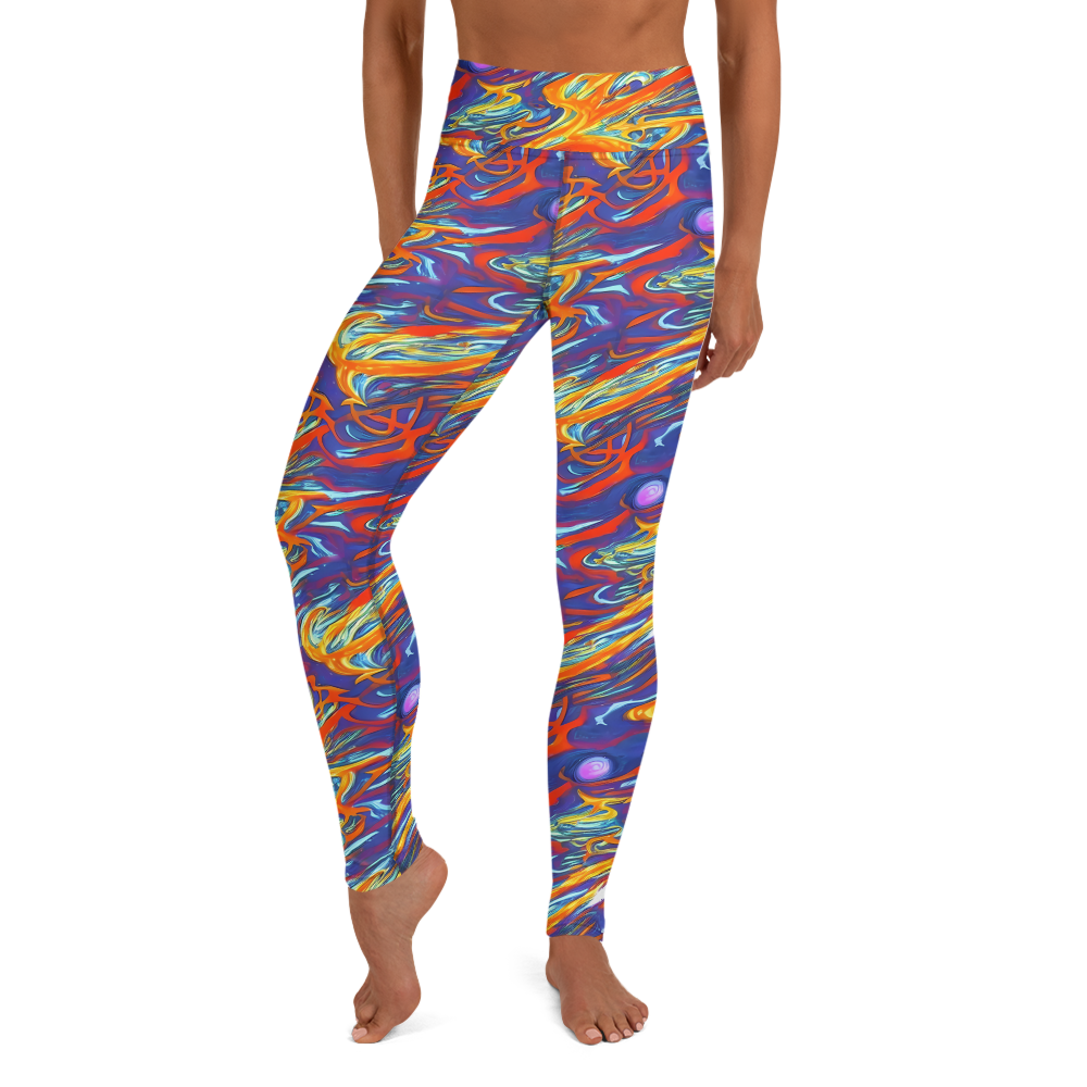 Yoga Leggings - Galactic Ember