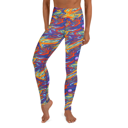 Yoga Leggings - Galactic Ember