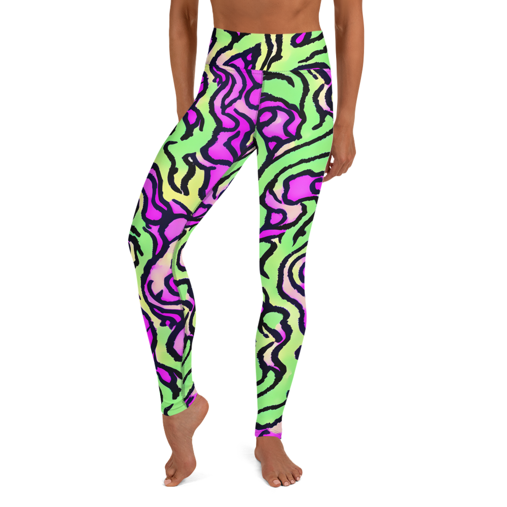 Yoga Leggings - Mintchine Maze