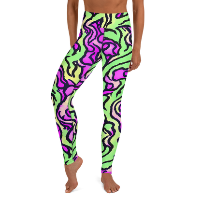 Yoga Leggings - Mintchine Maze