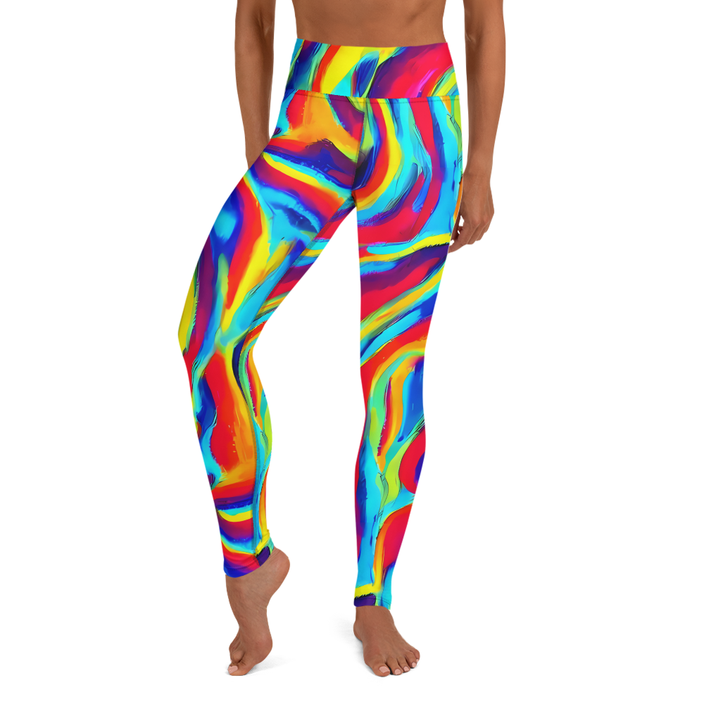 Yoga Leggings - Stael Swirls