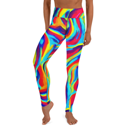 Yoga Leggings - Stael Swirls