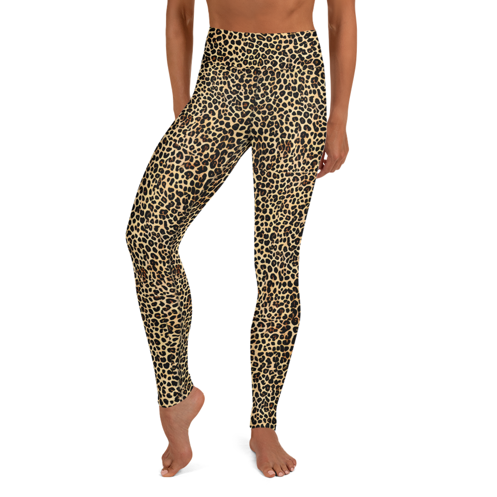 Yoga Leggings - Cheetah Mosaic