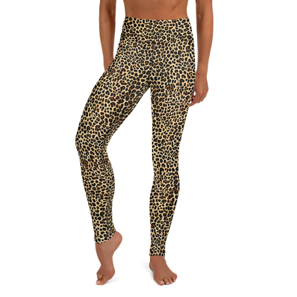 Yoga Leggings - Cheetah Mosaic