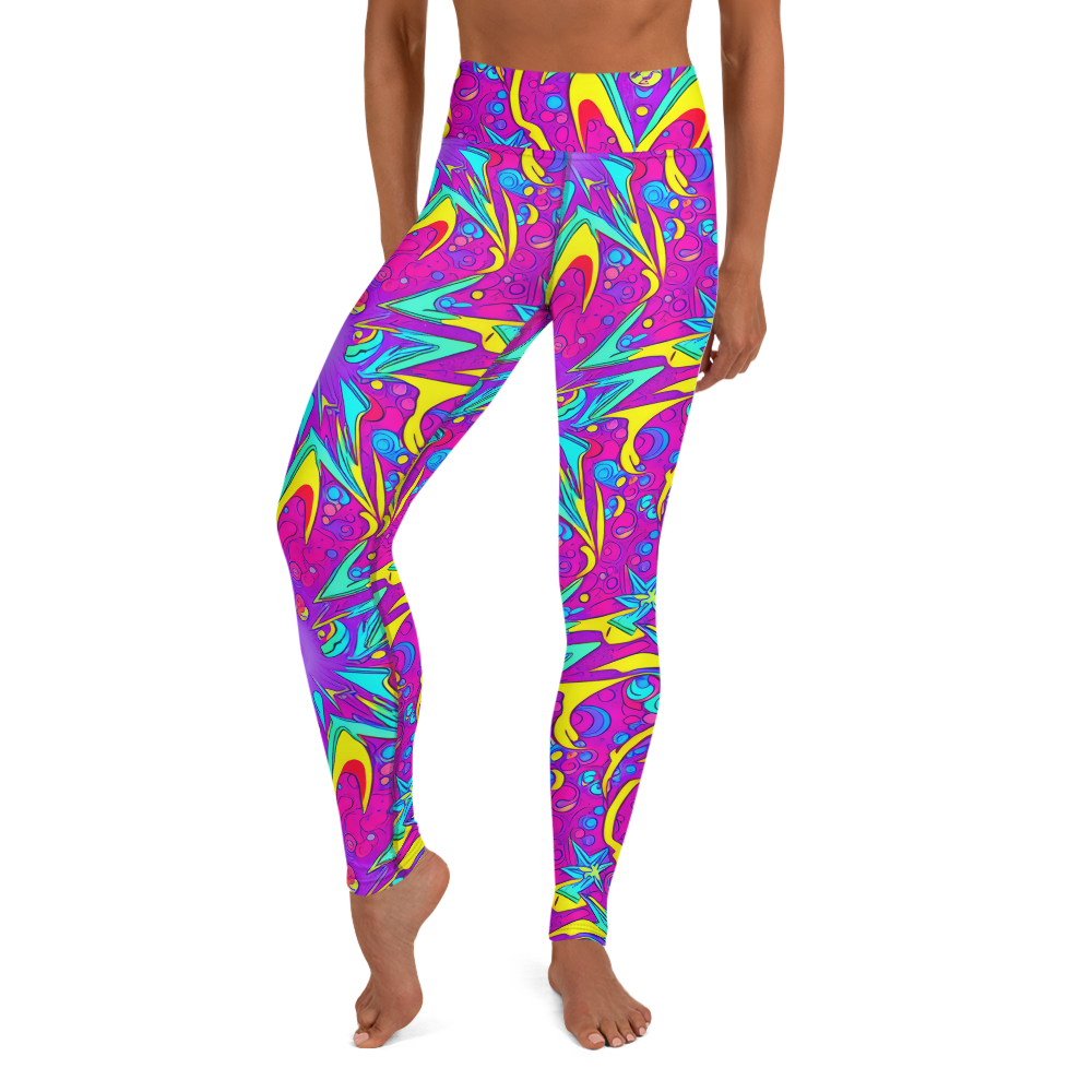 Yoga Leggings - Nebula Radiance