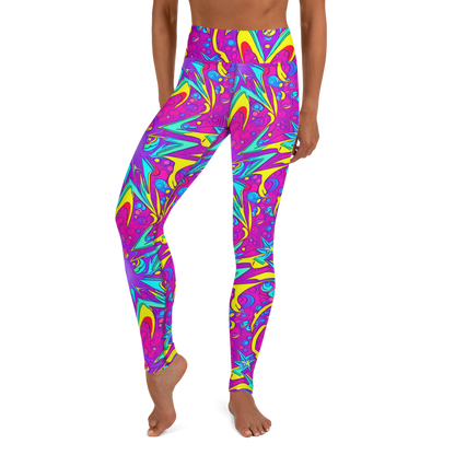 Yoga Leggings - Nebula Radiance