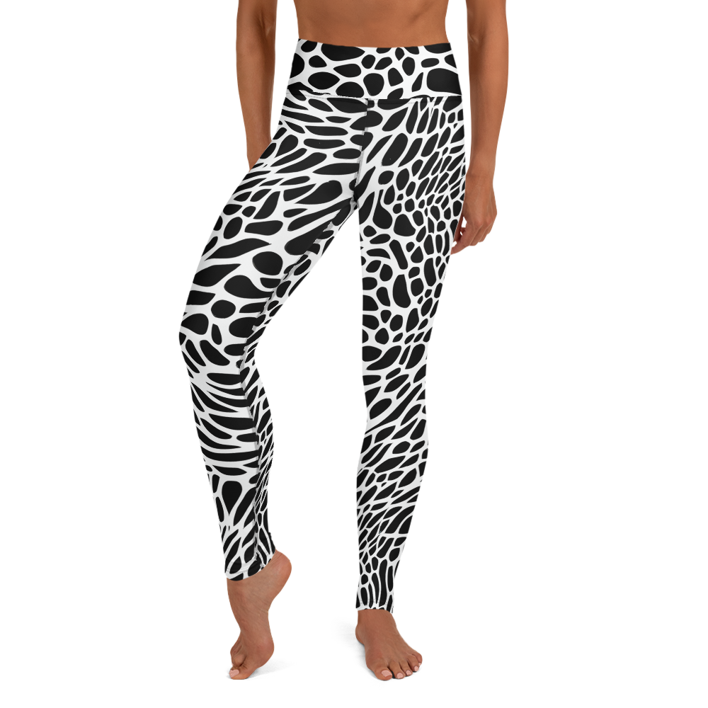 Yoga Leggings - Monochrome Mystique