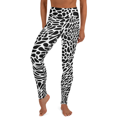 Yoga Leggings - Monochrome Mystique