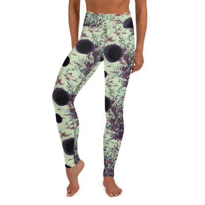 Yoga Leggings - Celestial Bloom