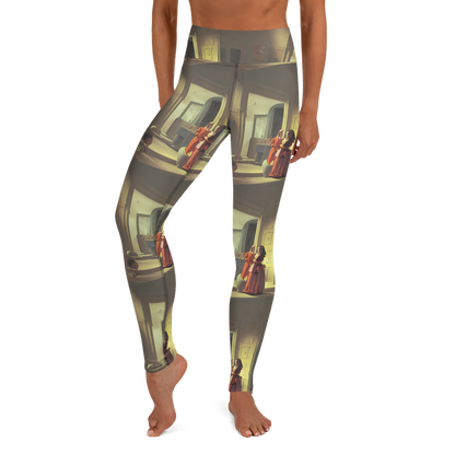 Yoga Leggings - Surreal Shadows