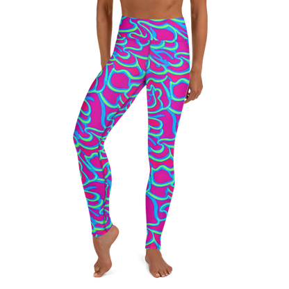 Yoga Leggings - Aquatic Ember