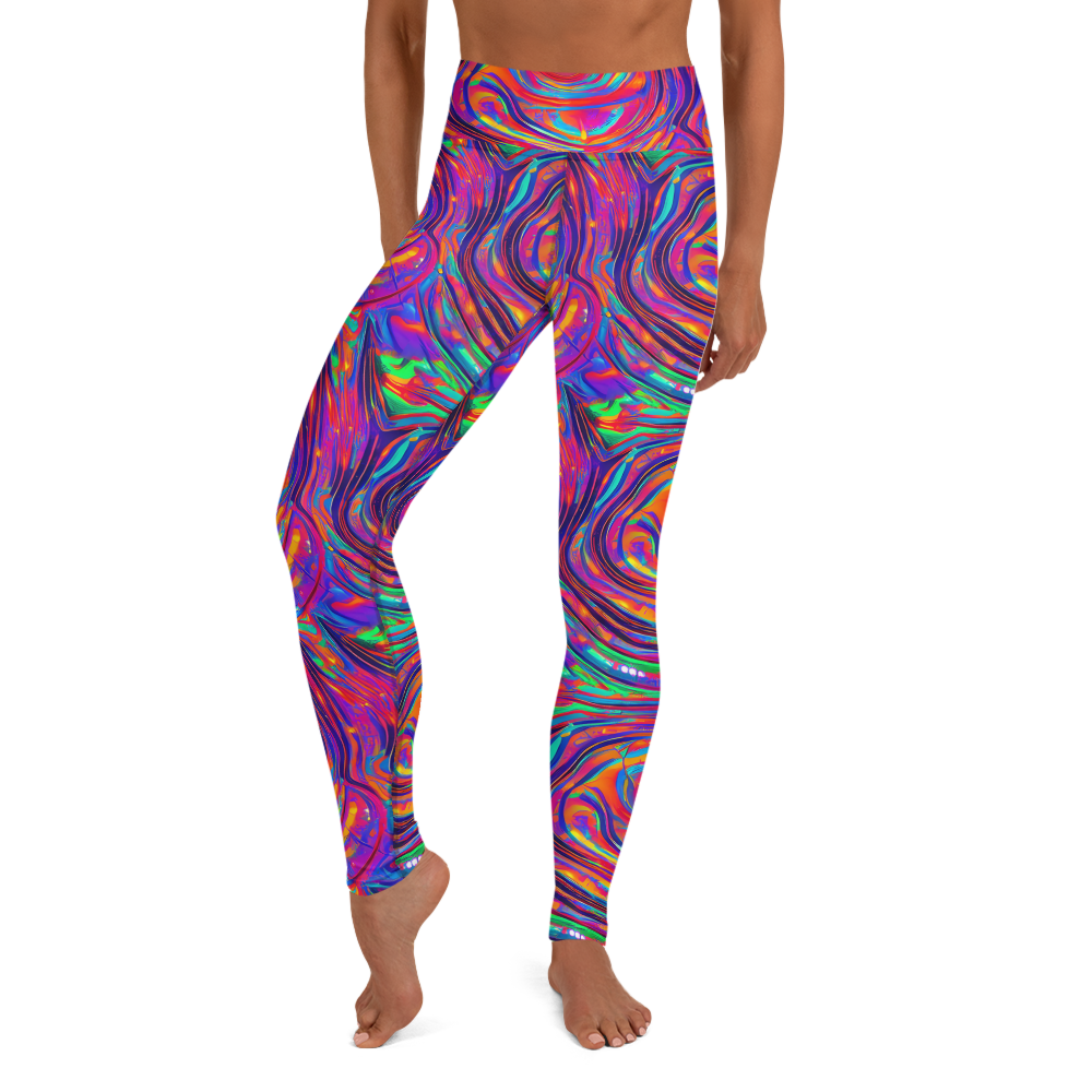 Yoga Leggings - Quantum Spiral