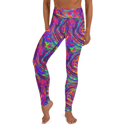 Yoga Leggings - Quantum Spiral