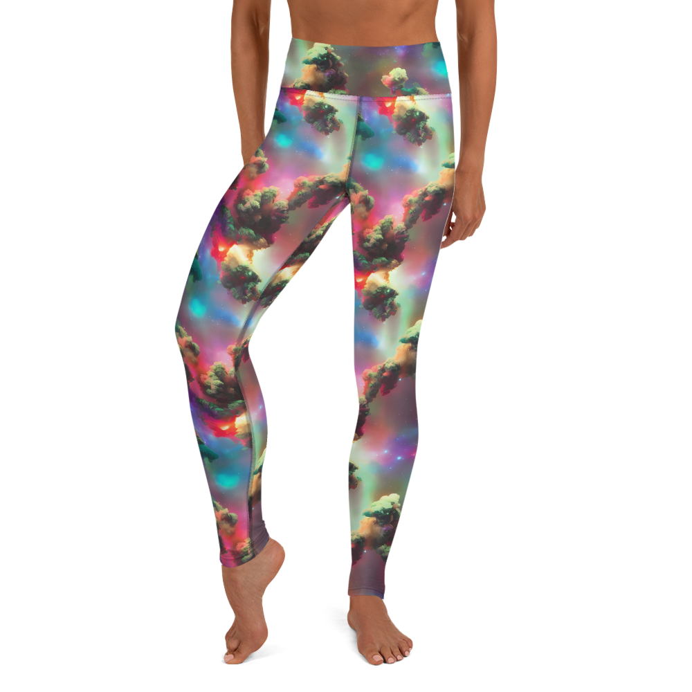 Yoga Leggings - Nebula Dreams