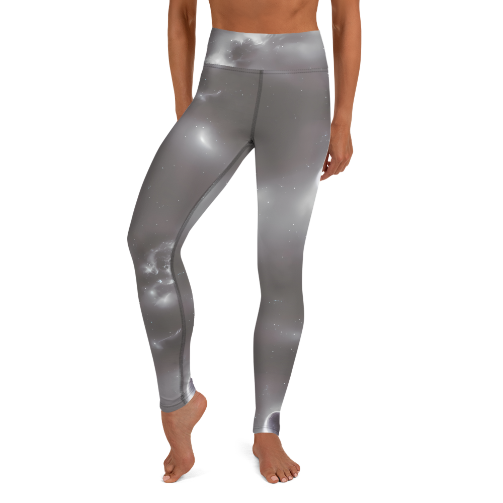 Yoga Leggings - Silver Nebula