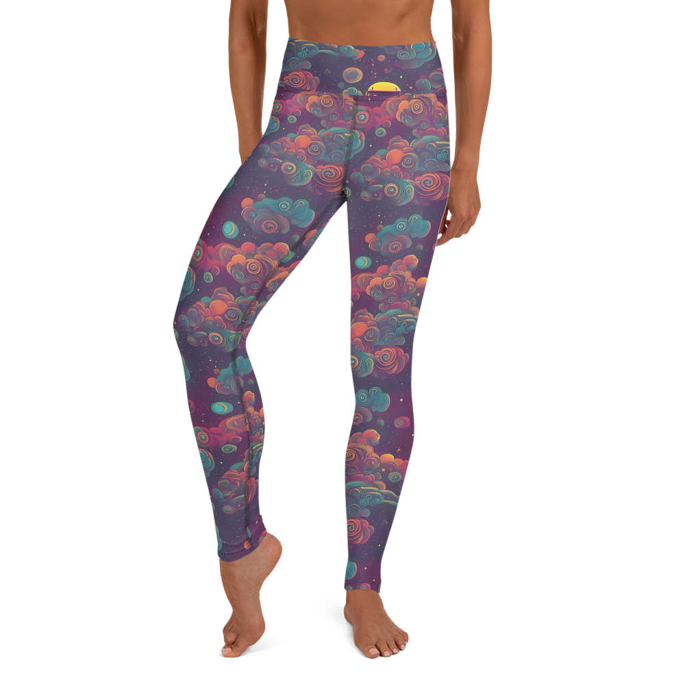 Yoga Leggings - Nebula Dreamscape