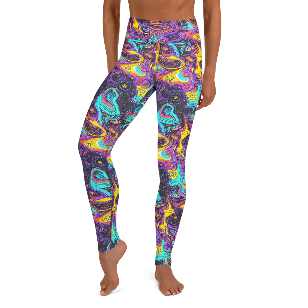 Yoga Leggings - Hutty Nebula