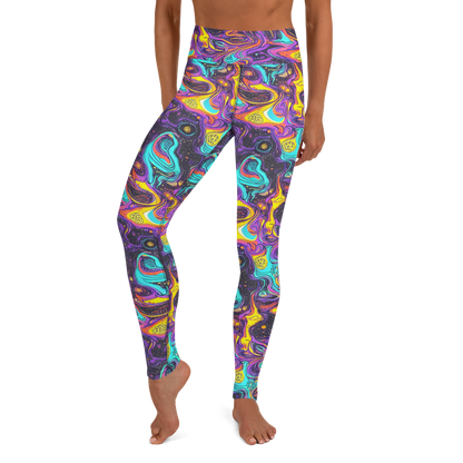 Yoga Leggings - Hutty Nebula