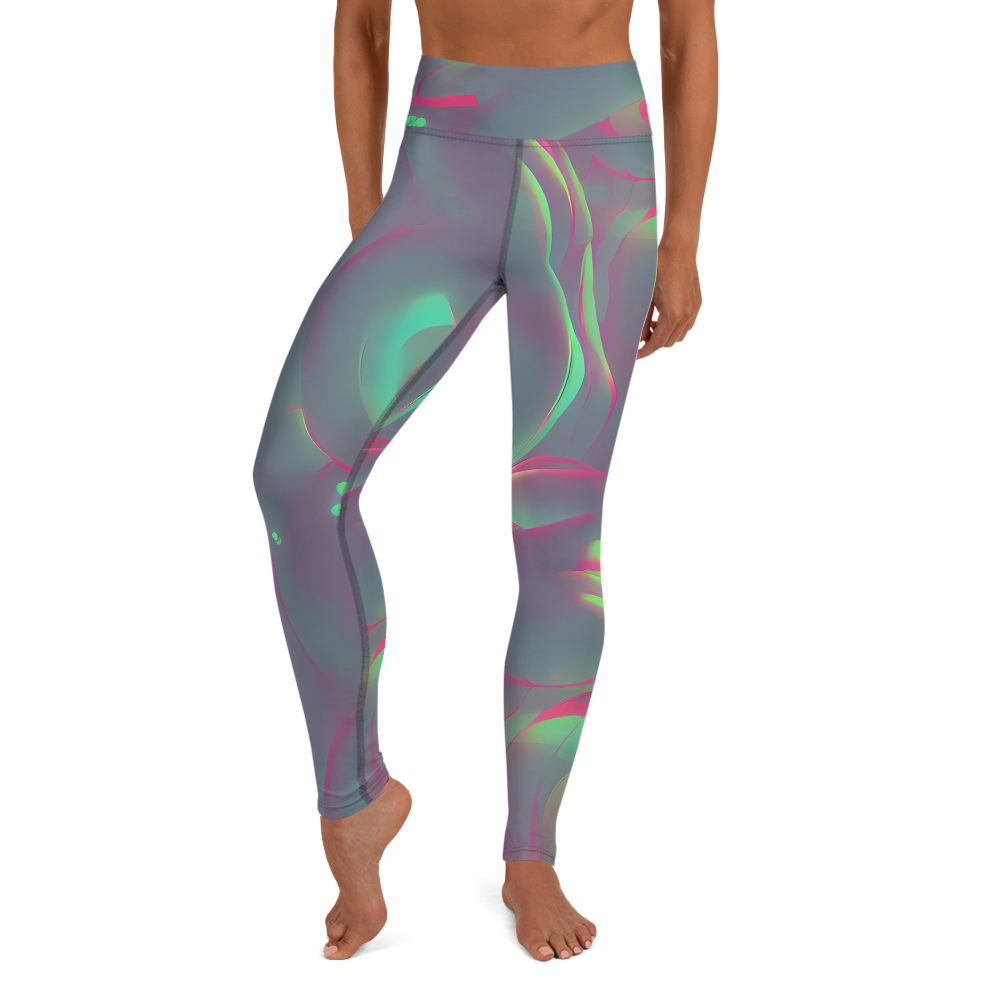 Yoga Leggings - Neon Whisper