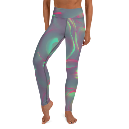 Yoga Leggings - Neon Whisper