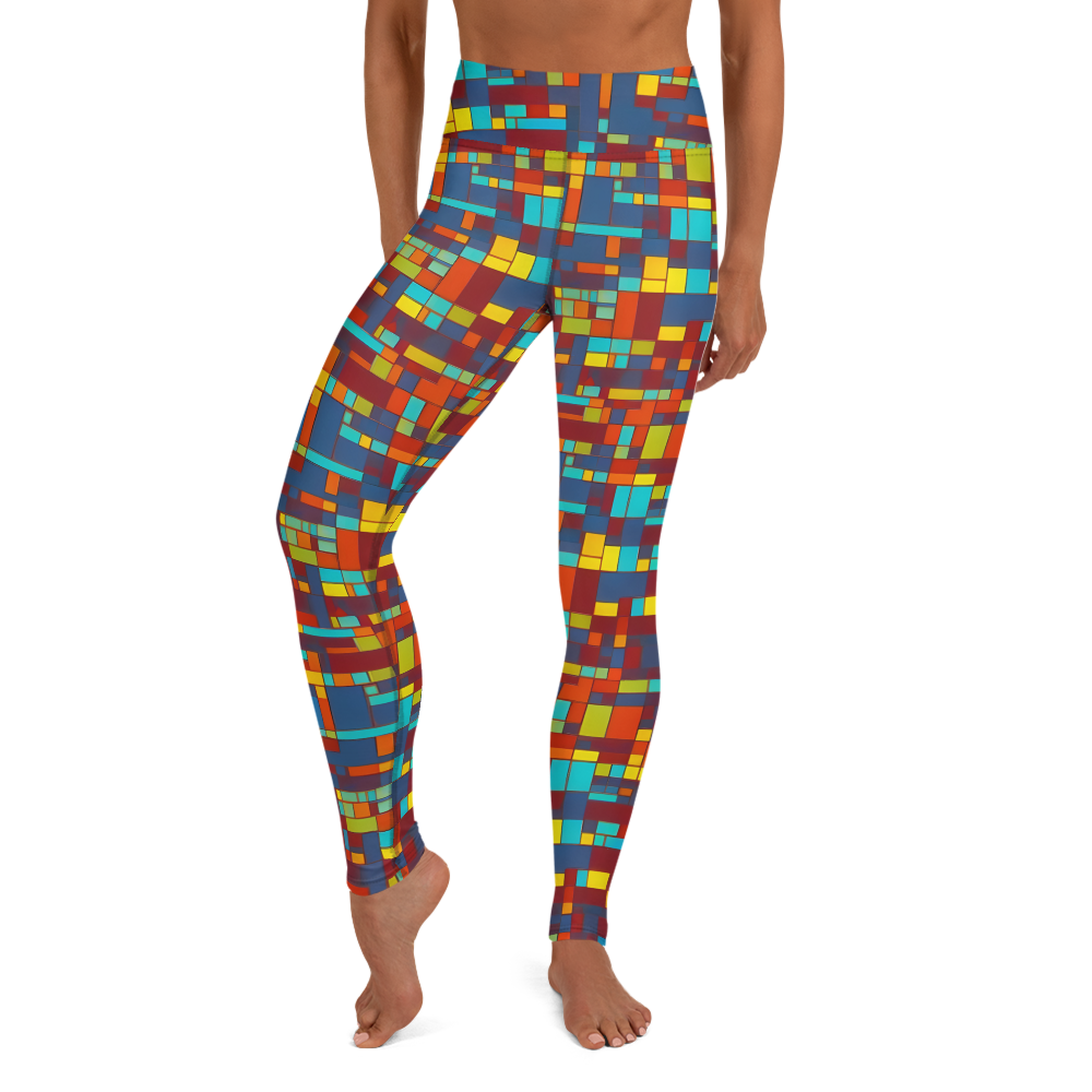 Yoga Leggings - Astral Grid