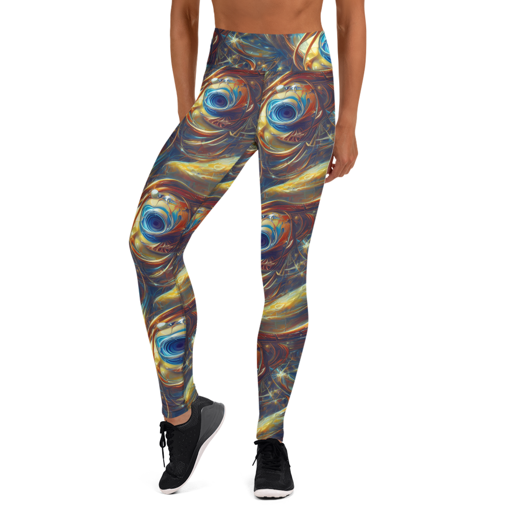 Yoga Leggings - Celestial Vortex