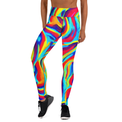 Yoga Leggings - Stael Swirls