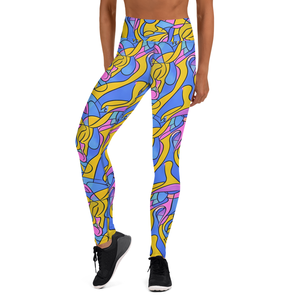 Yoga Leggings - Cosmic Curves