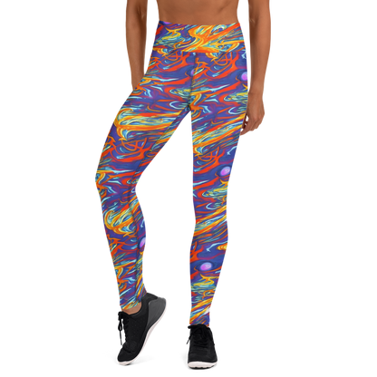 Yoga Leggings - Galactic Ember