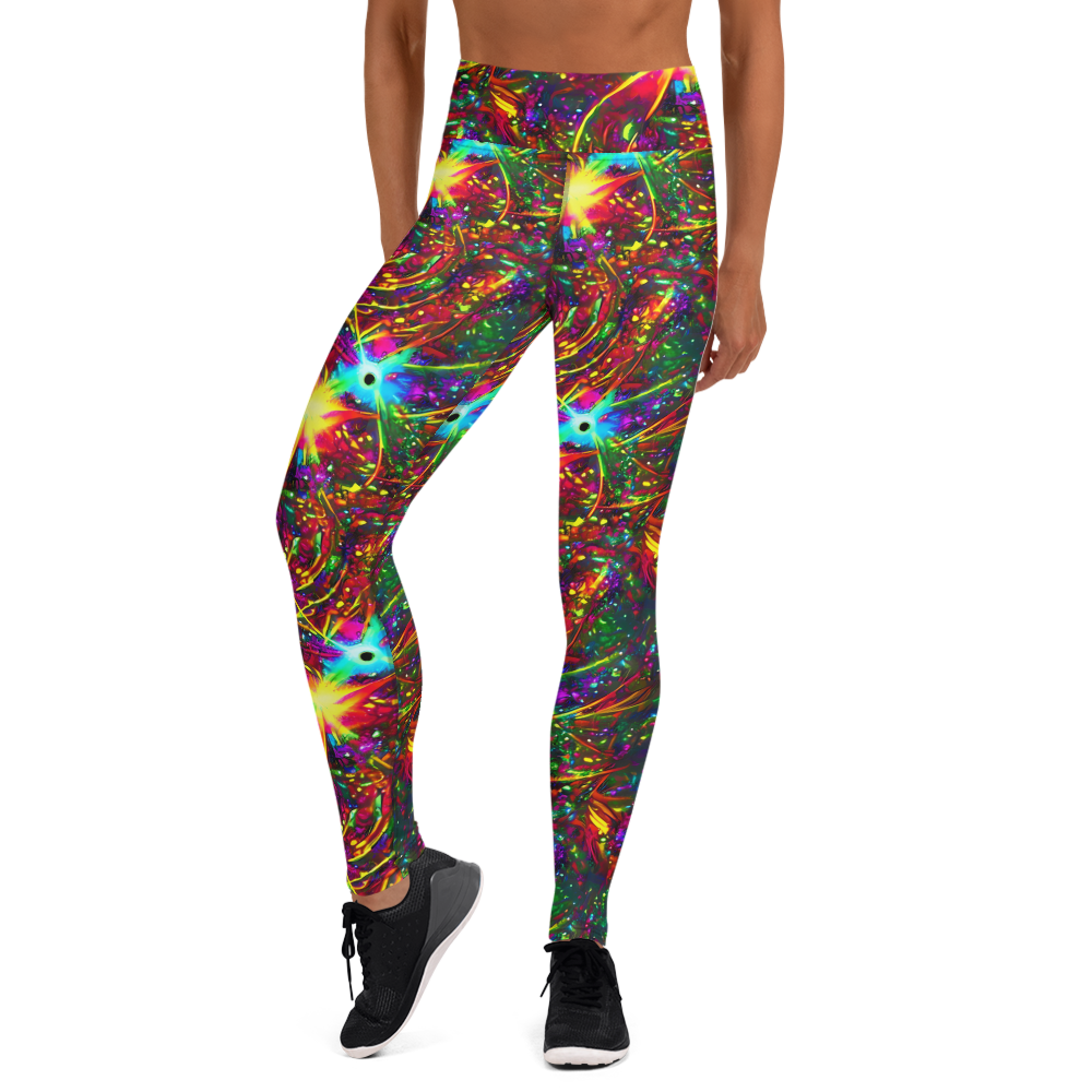 Yoga Leggings - Stellar Burst