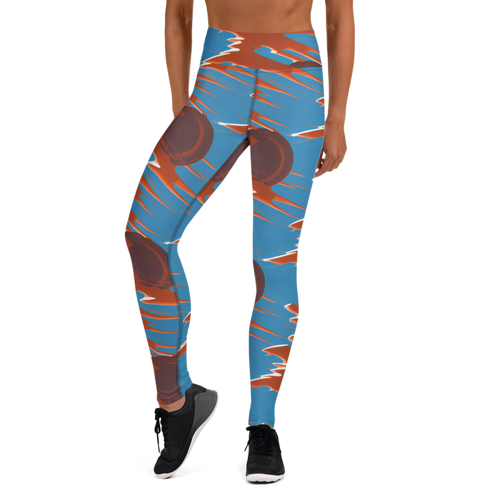 Yoga Leggings - Desert Vortex