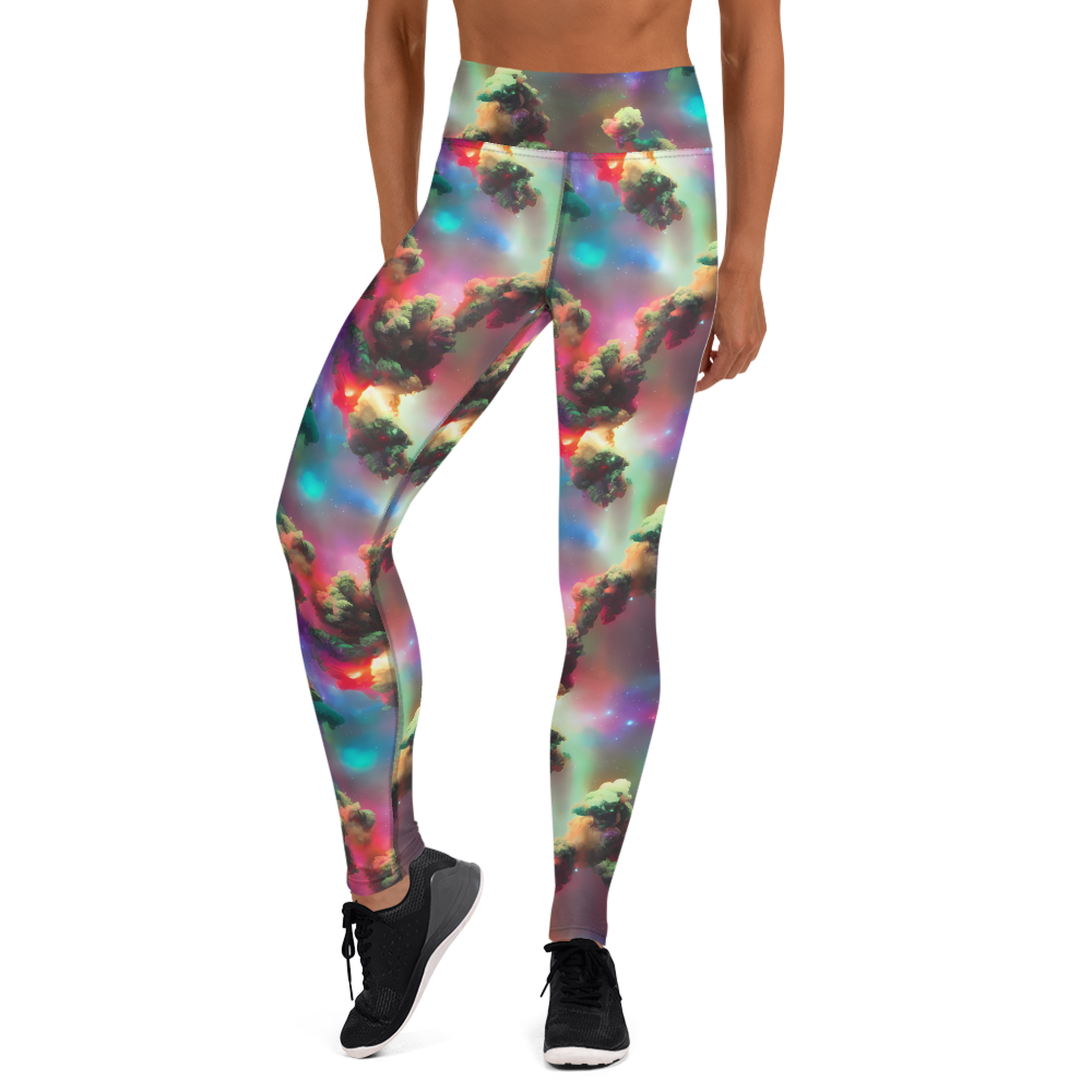 Yoga Leggings - Nebula Dreams